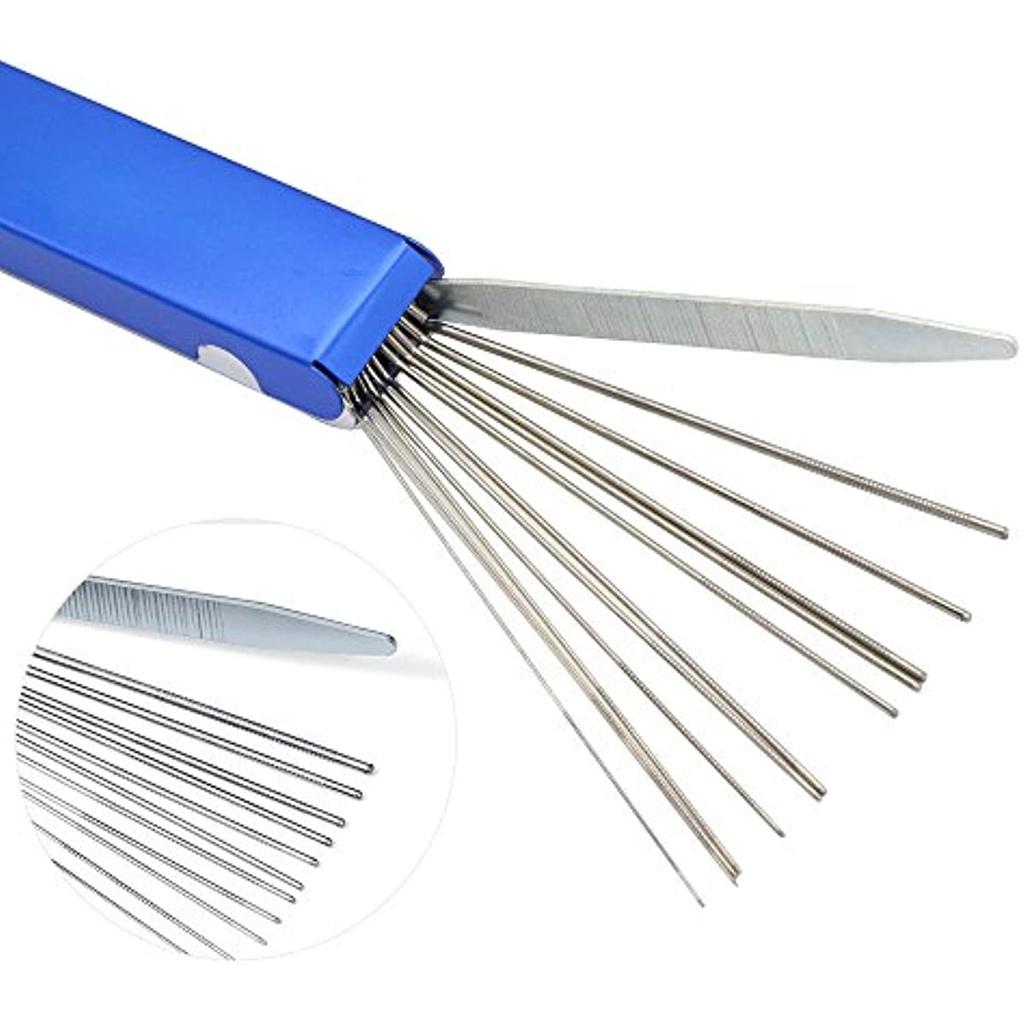 13-częściowy zestaw do czyszczenia gaźnika + 10 igieł do czyszczenia + 5 szczotek nylonowych do motocykli Atv spawacze gaźniki