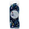 Koji Company Salt Eye Mask and Eye Pillow, Cool Floral Pattern, Natural Flowers, Made In Japan, Navy, 185522
