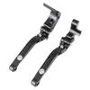 Mallofusa Motorcycle Brake Clutch Lever Set Adjuster Folding Telescopic 6 Level Adjustment Genuine Replacement