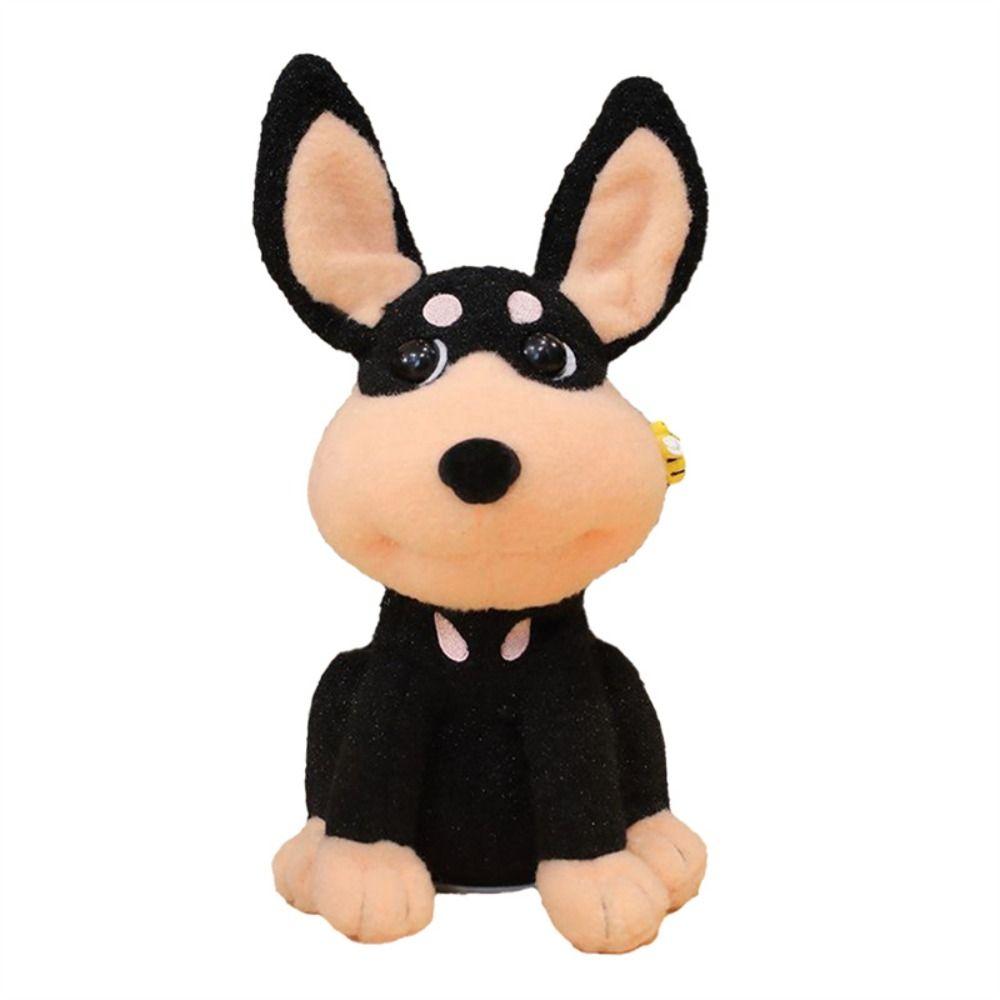 

Записывающая Электрическая Пчела Щенок Кукла Черная Собака Укушенная Пчелами Собака Мягкие Игрушки Рождественский Подарок with charging cable