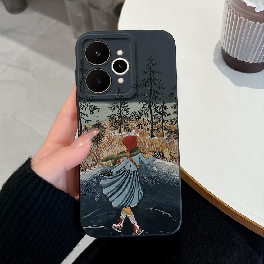 For Realme 15 15T 15X C21Y C25Y Note 70 70T C71 C73 C33 C35 Phone Shell Fashion Leopard Print Patterns Anti Drop Cases For Realme Silicone Back Covers