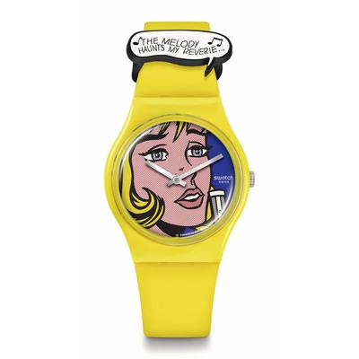 Swatch REVERIE BY ROY LICHTENSTEIN, THE WATCH ART JOURNEY 2023 SO28Z117 Gul
