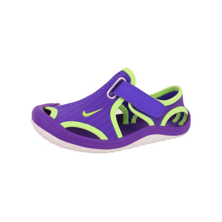 

New Nike Sunray Protect Slip Resistant And Breathable Low Top Toddler Shoes Purple Infant And Toddler 344993-513 26