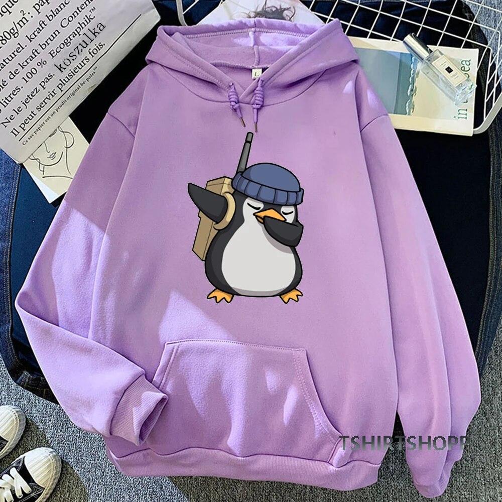 Penguin Hoodies 2022 Spring/Autumn Potato Aim Spray Women/men Sweatshirt Anime Valorant Hoodie Kawaii Clothing Unisex Sudaderas Unisex