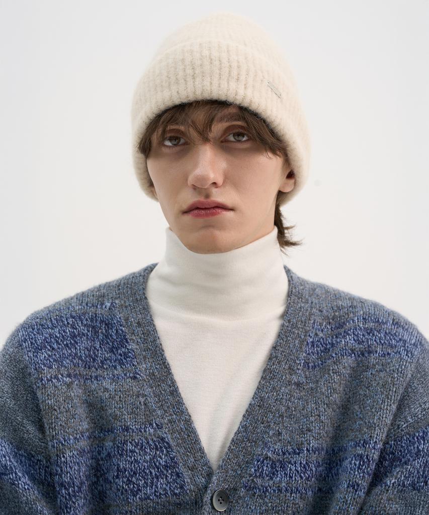TRIP LE SENS [Gift Box] Wool Blend Hairy Beanie_4 Colors_Unisex
