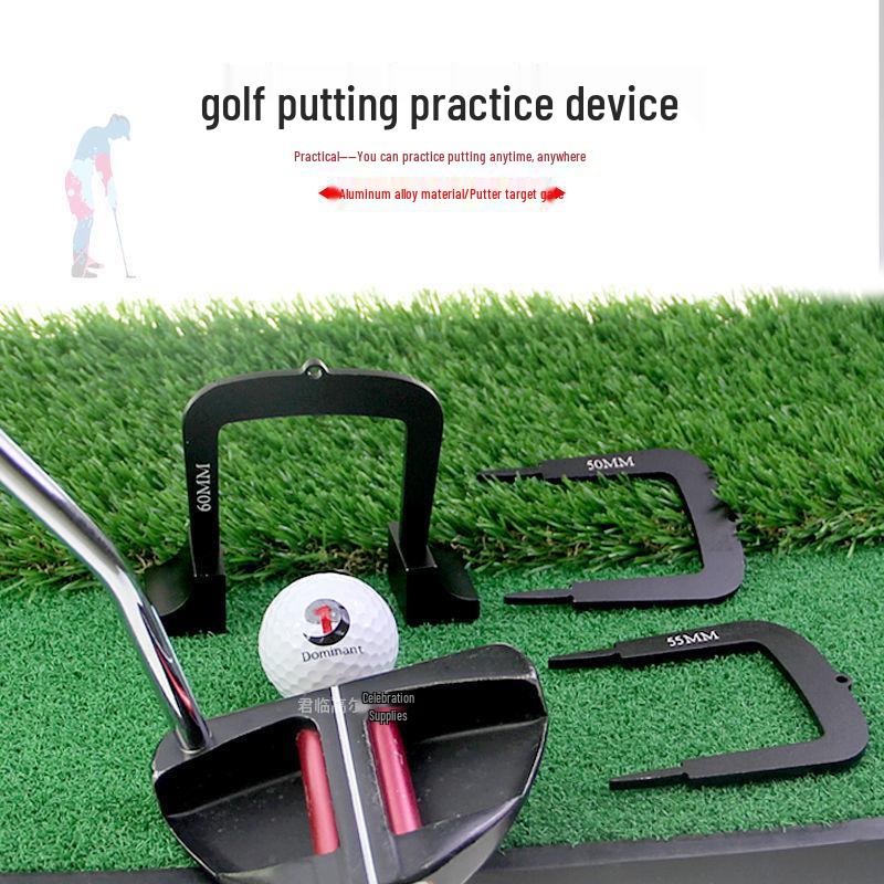 Aluminum Alloy Golf Putter Target Gate for Indoor/Outdoor Practice - Beginner To Advanced, Available In 3 Sizes