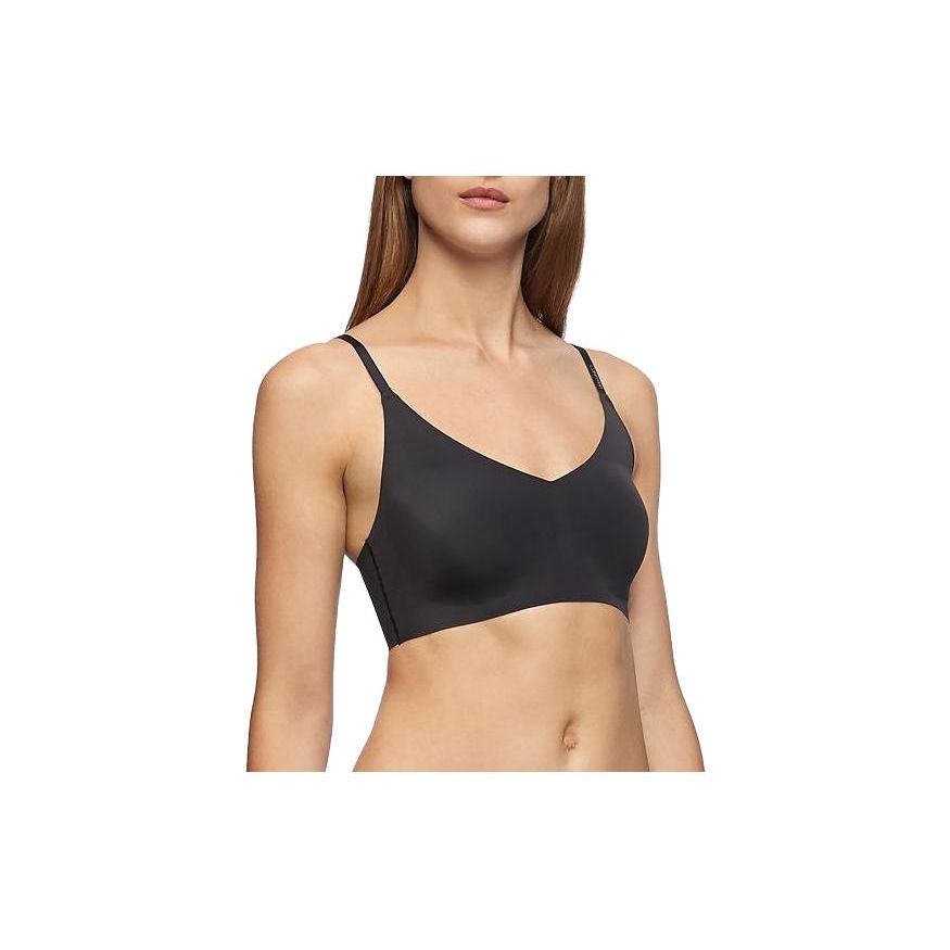 

Calvin Klein Solid Color Simple Fashion Casual Bra Women underwear Black QF5753-001 M
