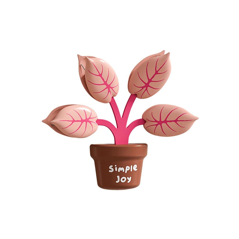 New Plant Sealing Clips Portable Moisture-proof Packaging Bag Sealing Clips Multifunctional Magnetic Sealing Clip розовый