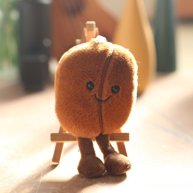 Adorable Cute Sandwich Plush Toy Keychain Hamburger Eggplant Doll Accessory