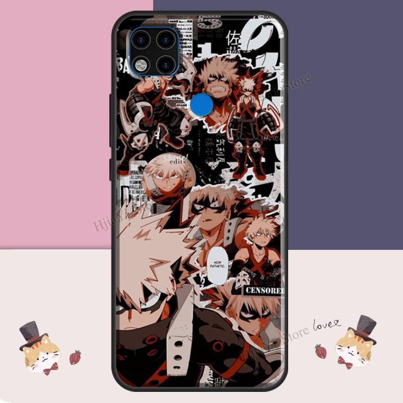 

Чехол Katsuki Bakugo Boku No Hero Academia для Xiaomi Redmi Note 11 7 8 9 10 Pro 9S 10S 11S, чехол Fundas для Redmi 10 9 9T 9A 9C Redmi Note 11 Pro