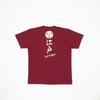 [No Ren] Short-Sleeved T-Shirt, Size M (Family Crest - Edo Period/Dark Red) Short-Sleeved T-Shirt for Men, Women, and Kids / [Fabric Made In Vietnam]