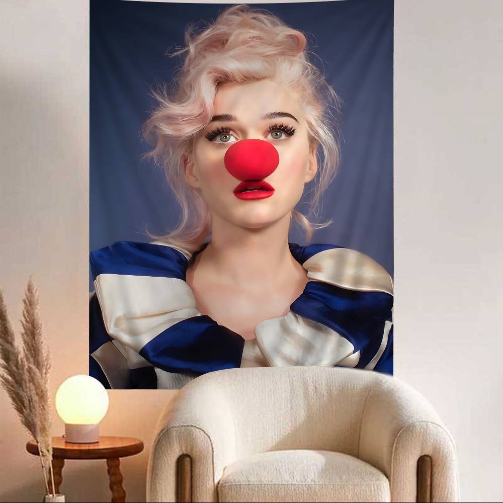 KATY PERRY Musik Wandteppich Heimdekoration Hippie Bohème Dekoration Divination INS Heimdekor