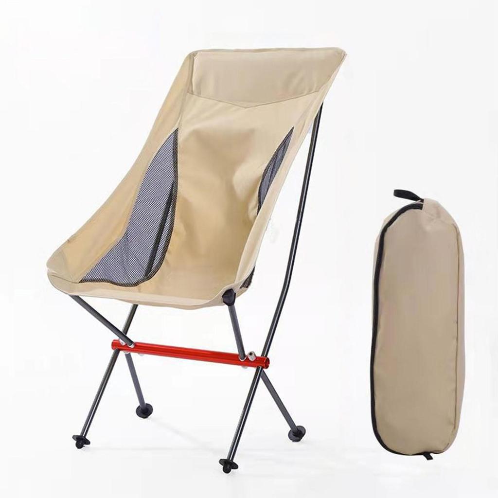 Portable Camping Chair Backpacking Chairs with Carry Bag Lightweight Folding Chairs for Hiking Mountaineering Beach Camping Firepits Courtyard Outdoor