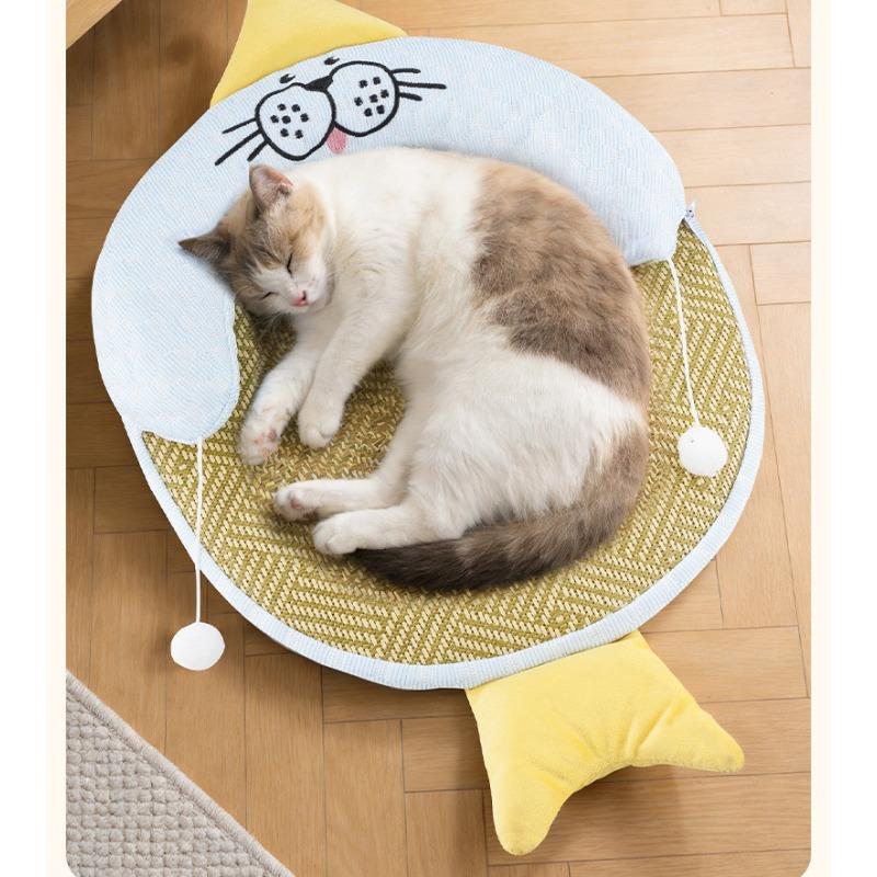 Summer Cool Ice Pet Cushion Breathable Heat Relief Sleeping Mat for Dogs Cats Home Nest Accessories