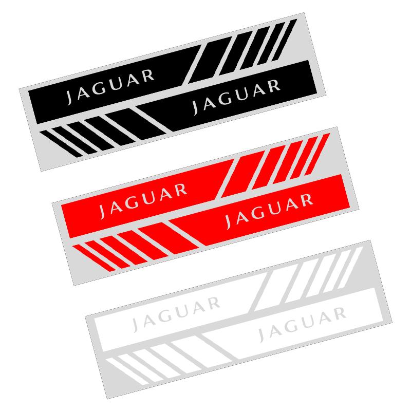 2 stuks Auto PVC Streep Racing Strepen Achteruitkijkspiegel Stickers Voor Jaguar XF XE XJ XJ8 X351 F Pace X Type F Type Ketting Tijera Kleding Sleutelhanger