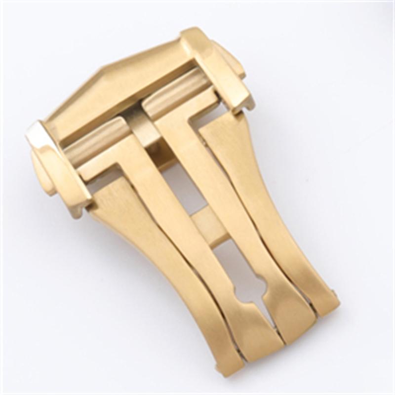 18mm 20mm Metal Watch Band Buckle for Omega Stainless Steel Folding Buckle Silver Black Clasp Deployment Clasp Accessories
