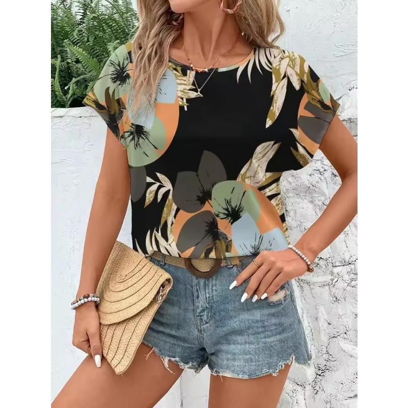 Women's T shirt Tee Graffiti Daily Weekend 3d Print Short Sleeve Fashion Crew Neck Tops Summer&Spring Harajuku t-shirt for girls