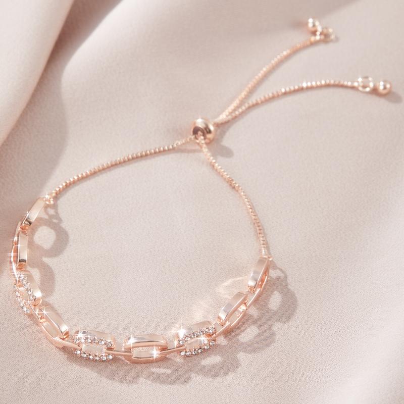 Elegant Bracelet with Synthetic Zirconia Accents for Everyday Luxury It Is The Best Choice for Giving Gifts