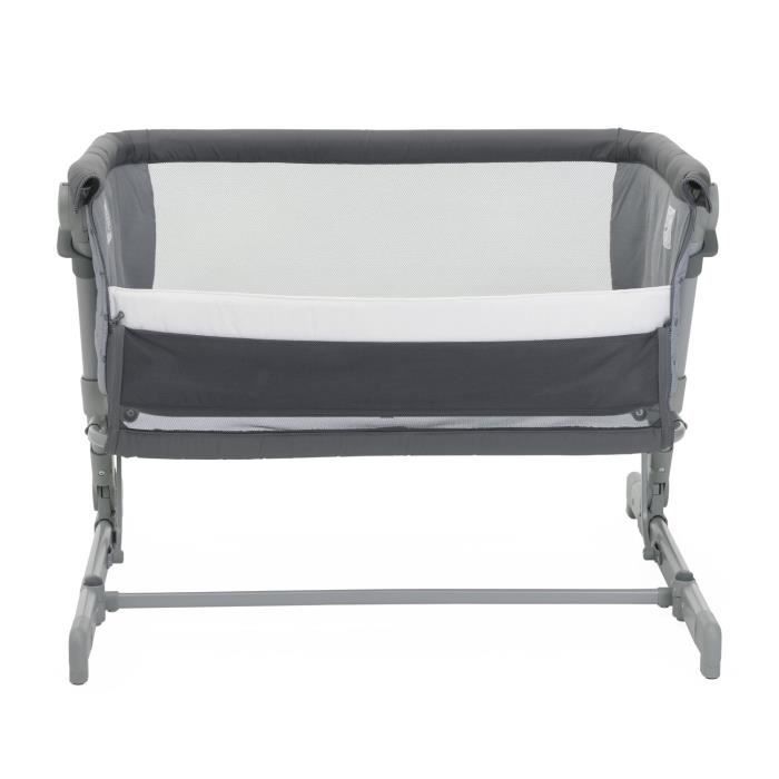 Berceau cododo CHICCO Next2Me GO - Compact - Pliable - Inclinable - 6 Niveaux de hauteur - Gris foncé