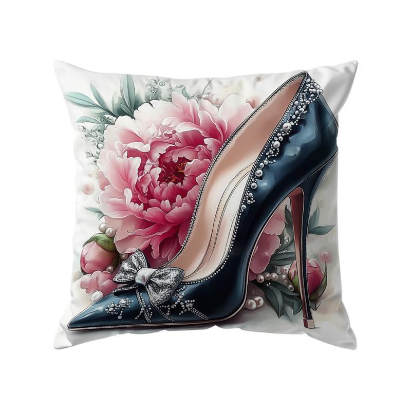Fashion Women Cushion Pillowcase Printed Polyester 45X45Cm Throw Pillowcover Decorative Sofa Cushion Pillowslip Home Decor