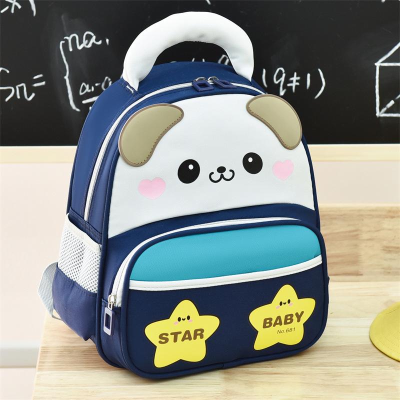 Cartoon cute backpack new backpack kindergarten middle and large class lightweight spine protection children's schoolbag