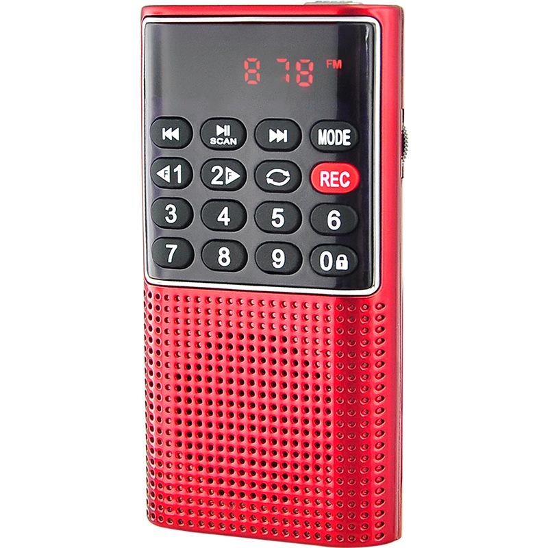 Happy Companion L-328 Mini Speaker & Recorder with Multifunctional Radio and Music Player