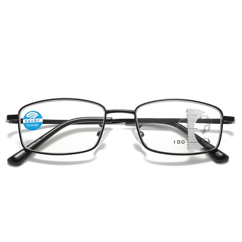 Progressive Multi-Focus Anti-Blue Reading Glasses Simple Business Looking Far And Near Reading Glasses Reading Glasses