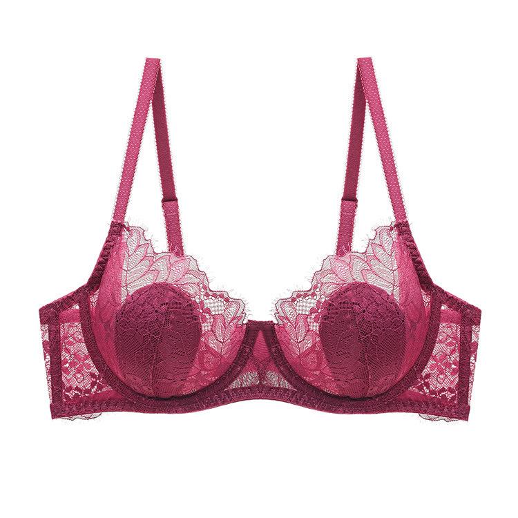 European & American Style Sexy Lace Bra - Sheer, Slimming, Plus Size