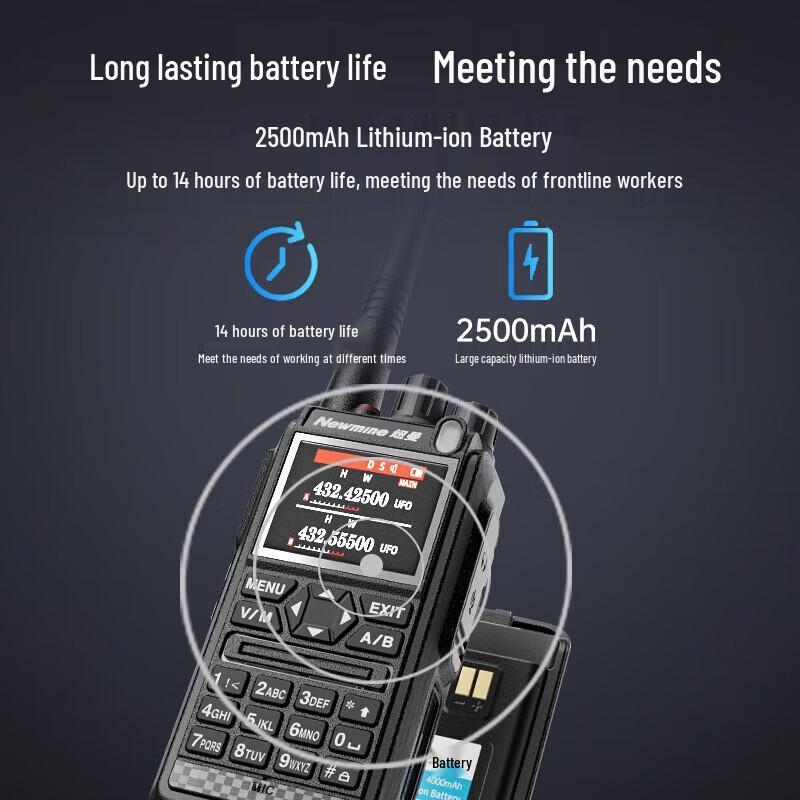 Newmine UV8900 Long-Range Waterproof Dustproof Full-Band Walkie-Talkie (CN version)