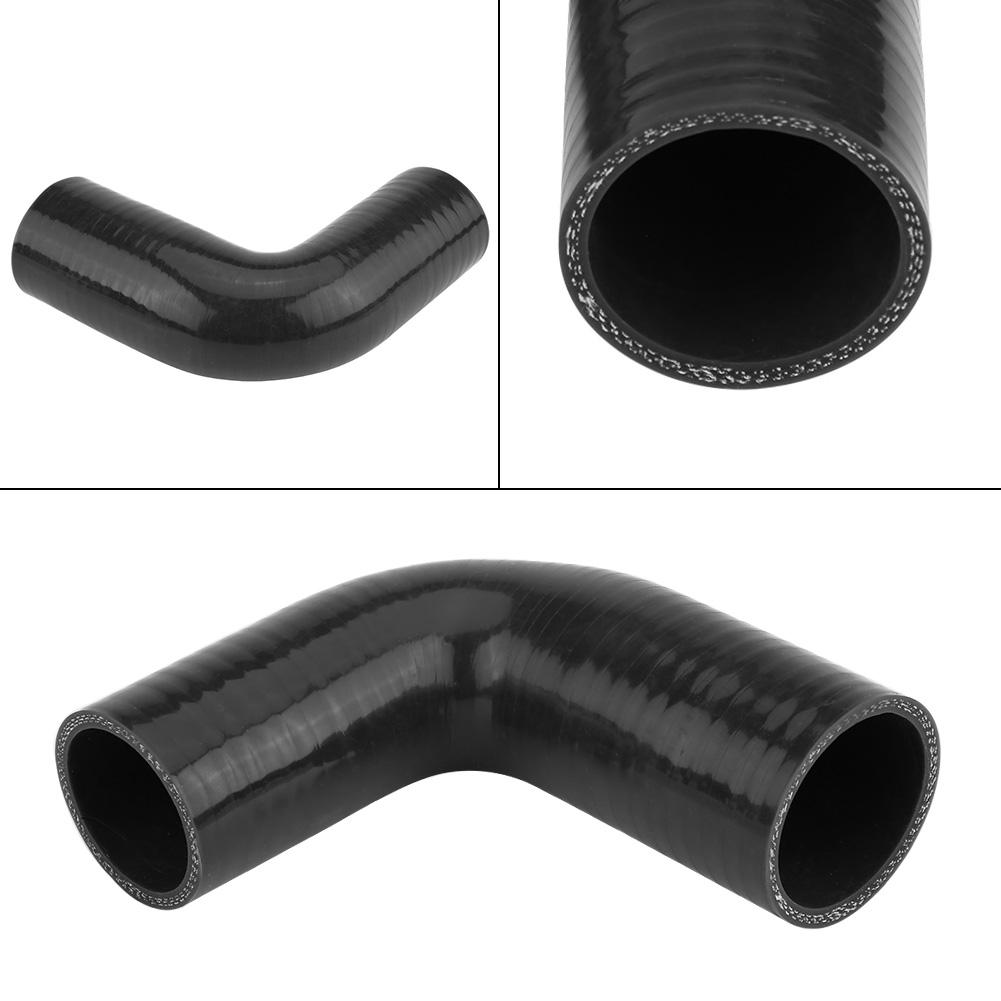 Tubo Gomito per Auto, Tubo Angolato a 90 Gradi, Auto 45mm-51mm, Curva a 90 Gradi, Connettore in Silicone per Auto, Tubo Angolato con Connettore in Silicone