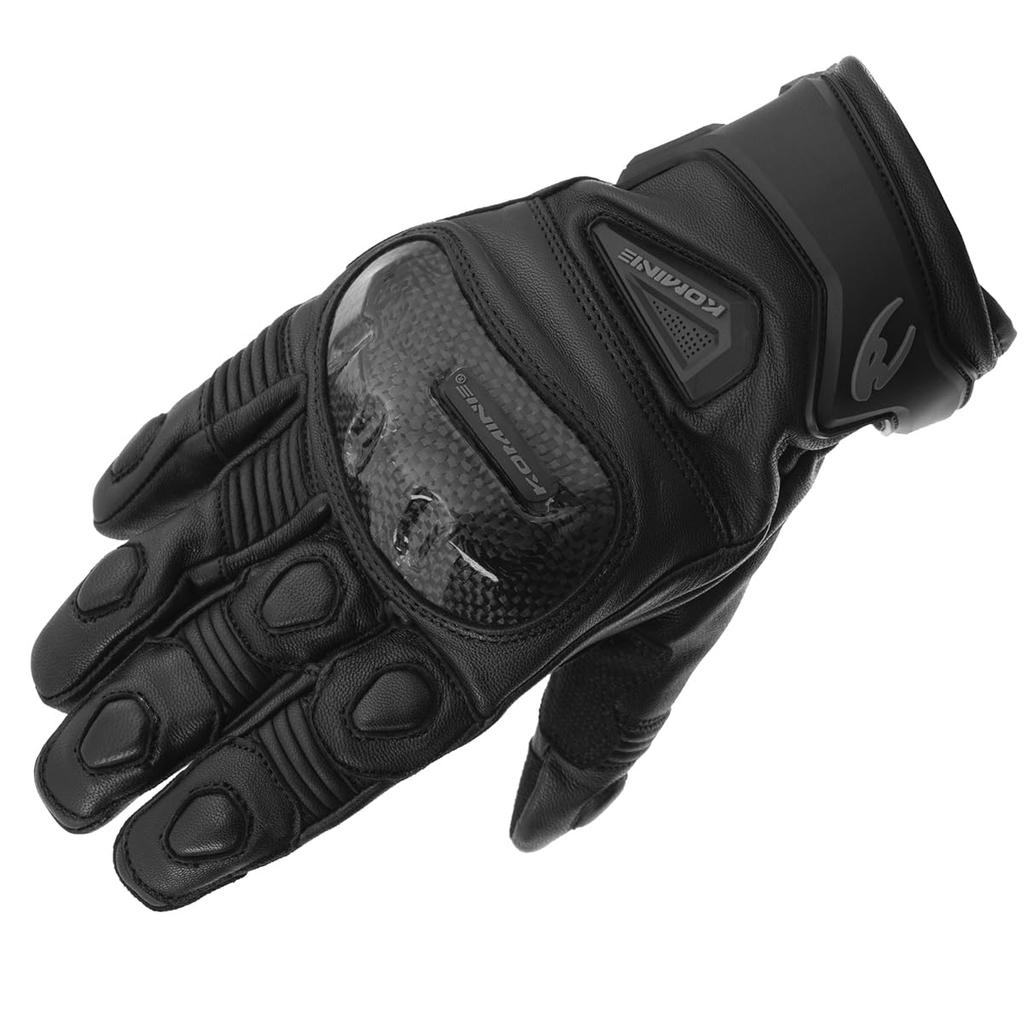 Komine Motorcycle Gloves Carbon Protect Winter XL GK-851 Gloves, Black,