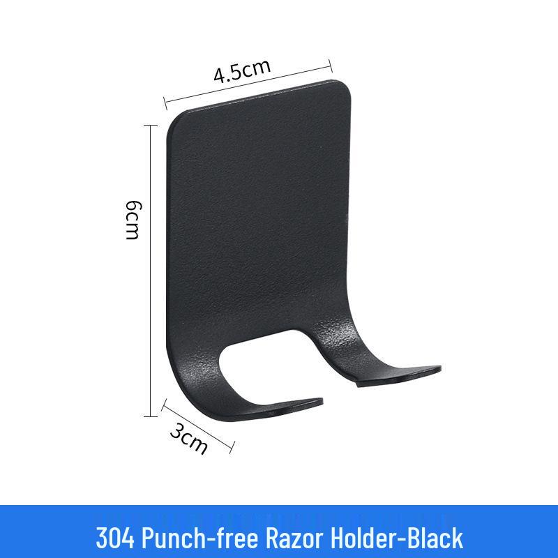 304 Stainless Steel No-Trace Adhesive Hook for Coats and Hats - No-Drill, Single Hook for Bathroom Use