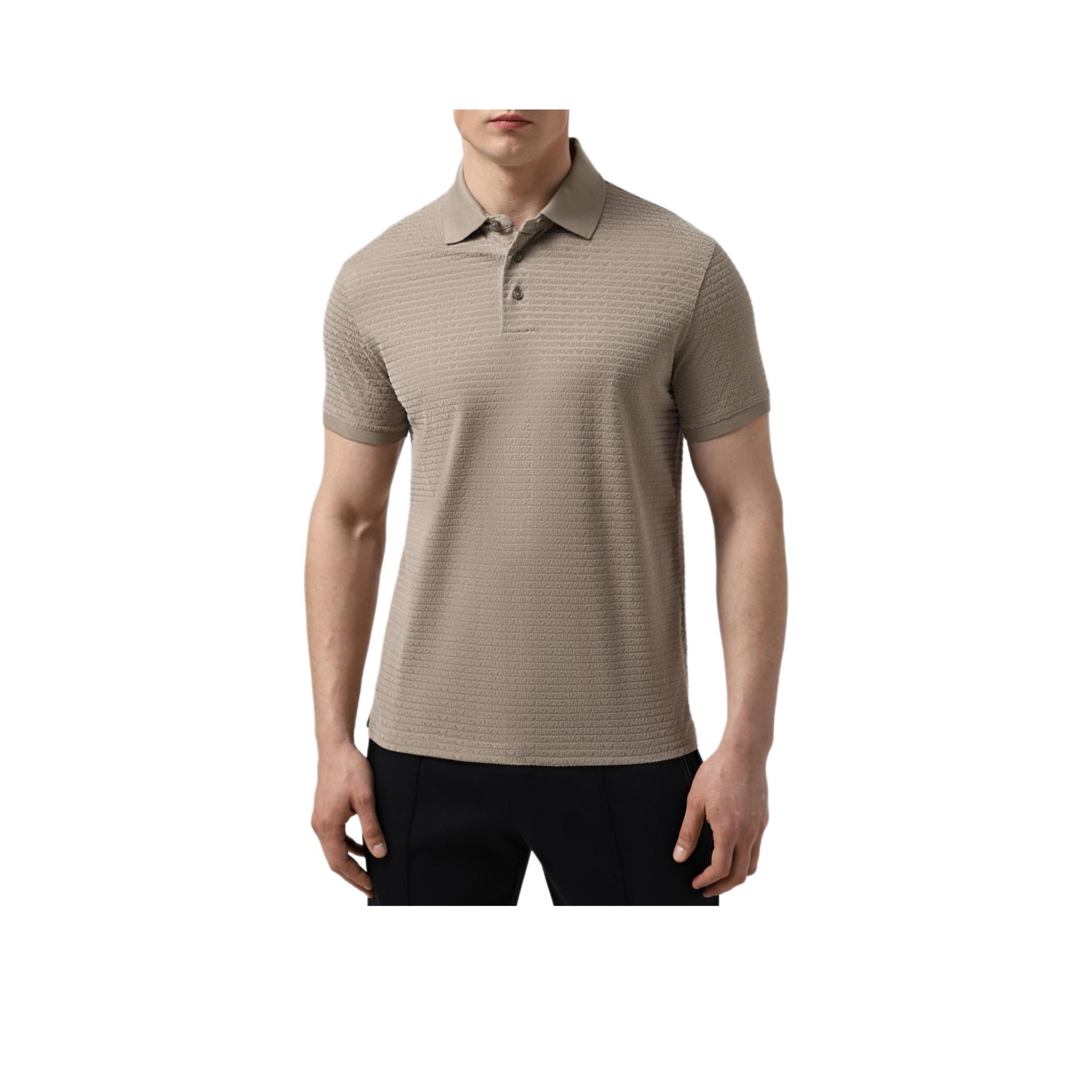 Emporio Armani Short Sleeve Solid Polo Shirt Men tops EM001283-AF10017-F6063 S