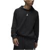 Jordan Solid Color Hoodie With Logo Print Long Sleeve Sweatshirt Men Tops Black DQ7328-010