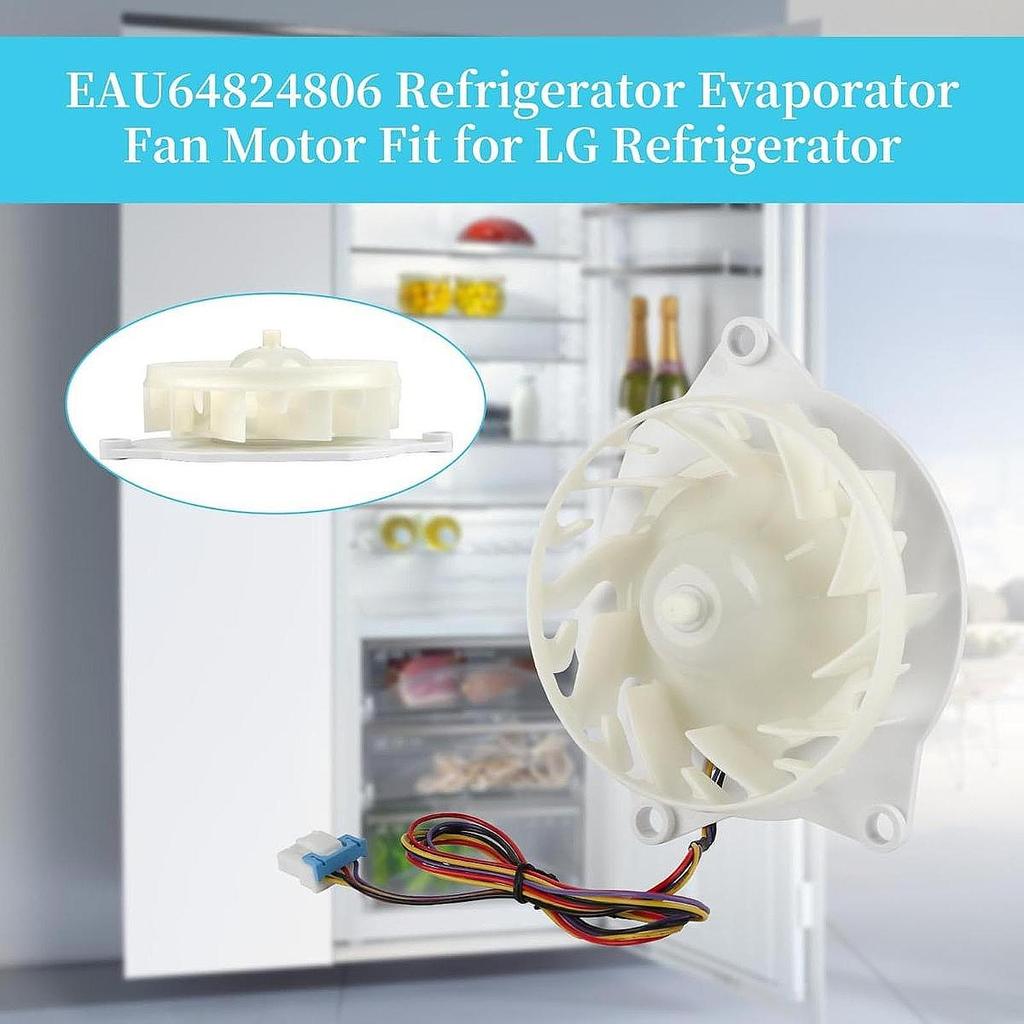 Kylskåp Förångarfläktmotor Eau64824806, Lättviktig, Lätt att installera, Robust Ersättningsfrys