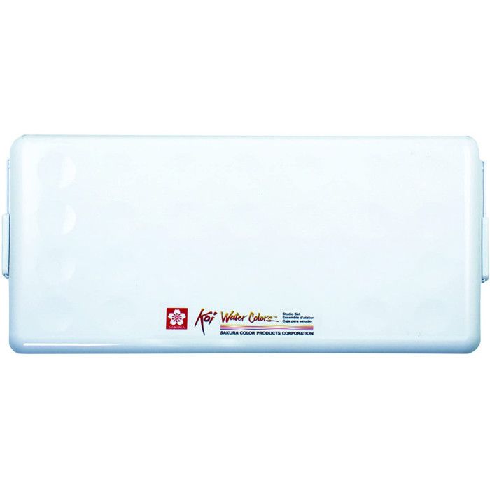 Aquarelles - SAKURA - Sketch Box - 72 couleurs - Pinceaux à eau - Palette de mélange