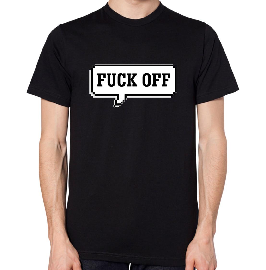 F*ck Off Speech Text T-Shirt S