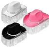 Cowgirl Hat Cowboy Hats Rhinestones Fringe Rave Hat Fit Most Women and Girls