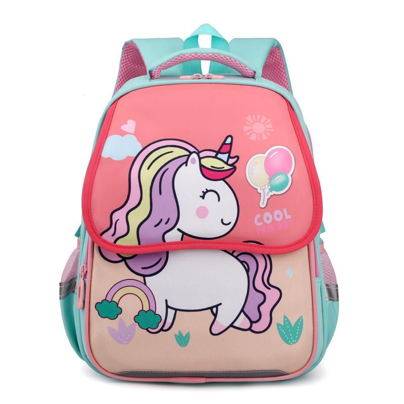 Adorable Kids School Backpack With Cute Cartoon Design And Lightweight Large Capacity For Boys And Girls