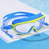 Kids Swim Goggles Large Frame Anti-Fog Swimming Glasses Clear View UV Protection Pool Goggles for Children 5-16 Years