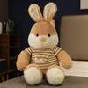 Giant Kawaii Plush Rabbit Toy Lovely Sweater Rabbit Pillow Bunny Stuffed Soft Animal Doll for Baby Children Appease Gifts