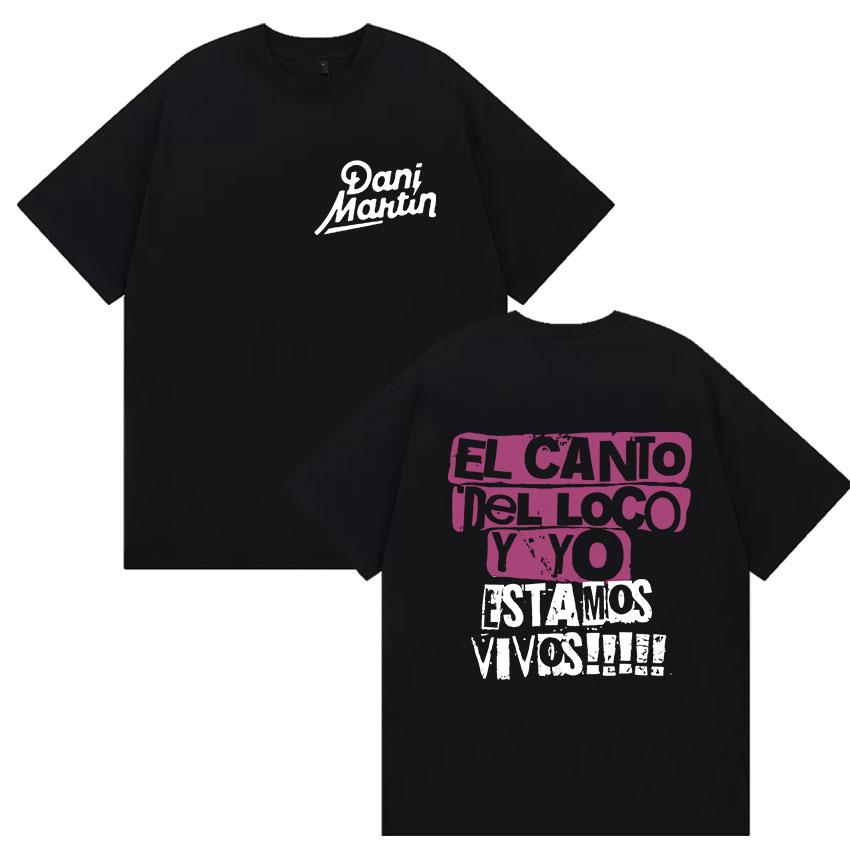 Rapper Dani Martin Tour Album 2026 Print T Shirt Men Women Pop Clothing Short Sleeve Tshirts Retro High Quality Fashion Tshirt