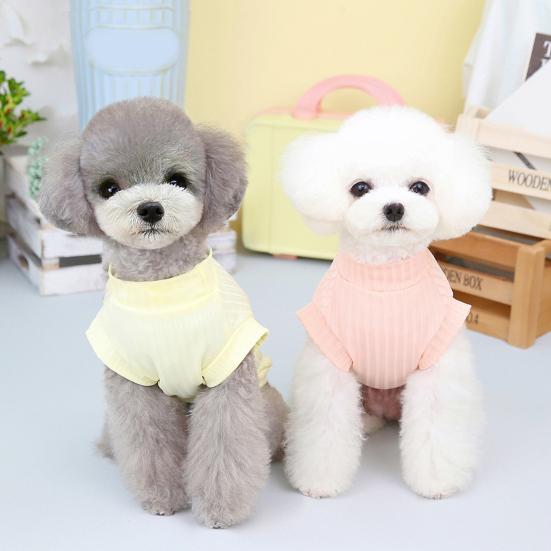 Ubrania dla zwierząt Nadruk Miękki rekwizyt fotograficzny Oddychająca wygodna koszulka z poliestrowym pierścieniem holowniczym dla zwierząt Akcesoria sprężynowe