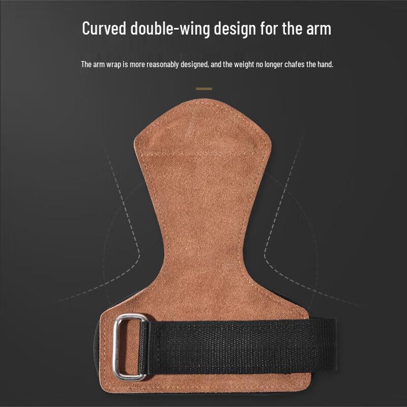 Hezheng Läder Deadlift Assist Straps