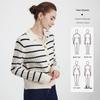Navigare Women's Faux Two-Piece 100% Wool Cardigan