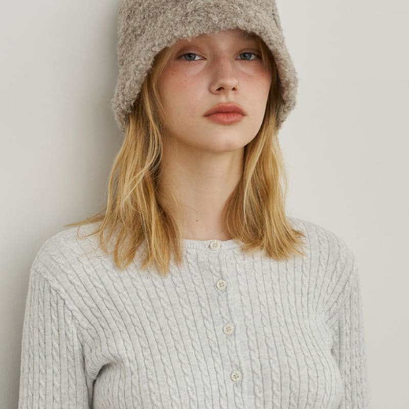 

Ssecondo Boucle bucket hat, Ismilla_2 colors Melange brown