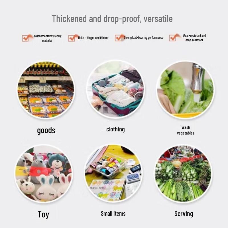 Homeglen Plastic Vegetable Storage Baskets