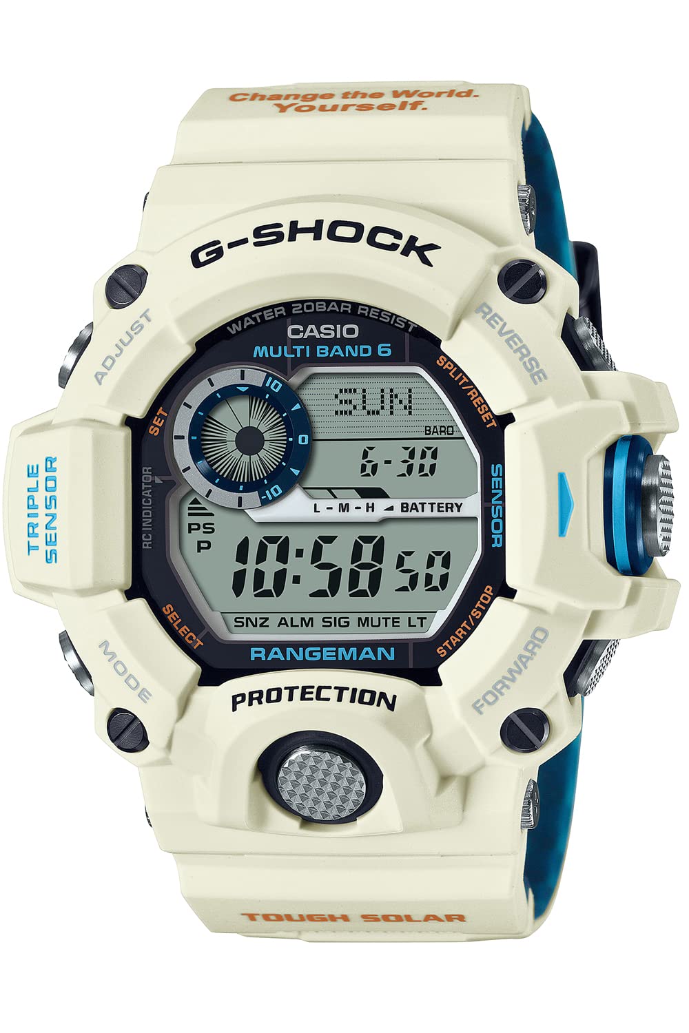 

[Casio] Годинник G-Shock [] Love Sea and The Earth Колабораційна модель EARTHWATCH GW-9408KJ-7JR Чоловічий білий