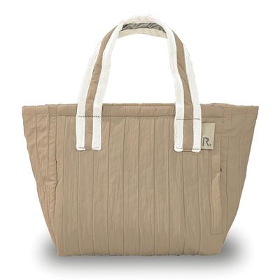 6423 Beautiful Simple Cold Storage Small Tote Bag PT Thermo Keeper [Rootote] Women's Quilting-A (04 Beige)