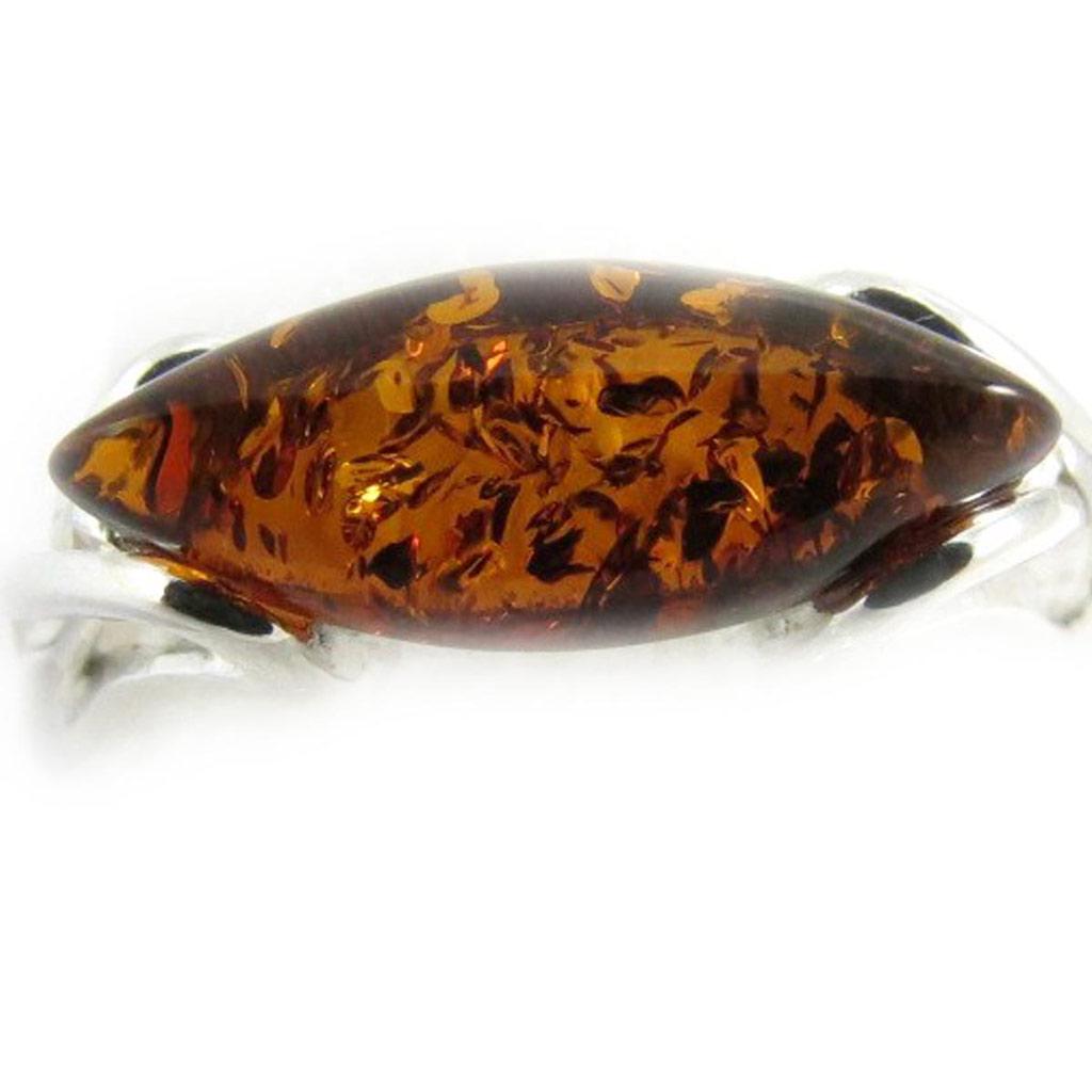 Amber 'Inspiration' sølvring